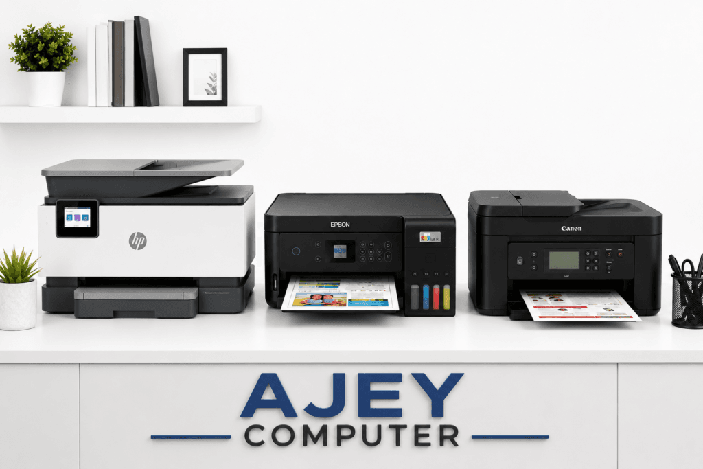 HP Epson Canon printer sales setup at Ajey Computer Sunderpur Varanasi