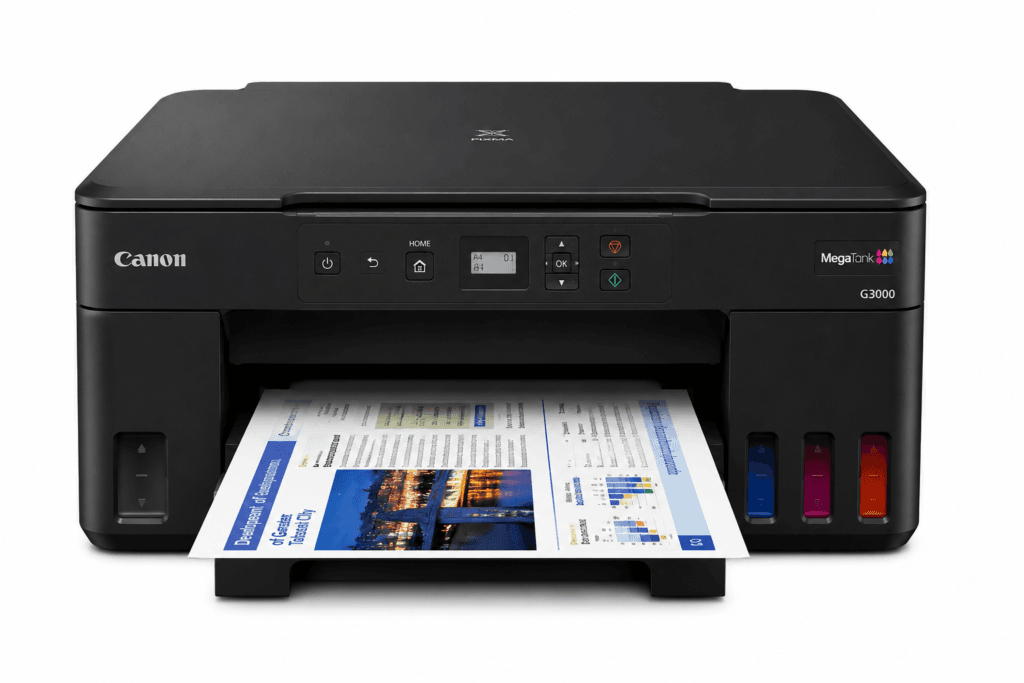 Canon PIXMA MegaTank G3000 WiFi Colour InkTank Printer for Sale in Varanasi
