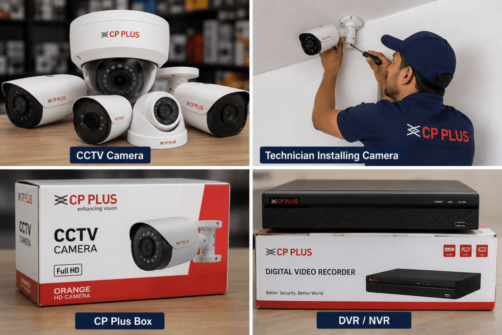 CP Plus CCTV Camera Installation Service in Varanasi