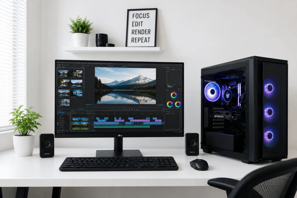 Video Editing PC Build in Varanasi by Ajey Computer Powered by Ajey India